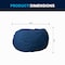 Flash Furniture Bean Bag Chair, 42 in W 42" L 19" H DG-BEAN-LARGE-DENIM-GG - alternate 8